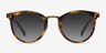 Sun Nostalgia Caramel Acetate-metalSunglass Frames from EyeBuyDirect, Front View
